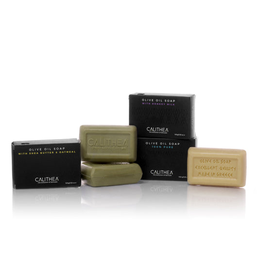 CALITHEA NATURAL 3 PACK VARIETY OLIVE OIL SOAPS