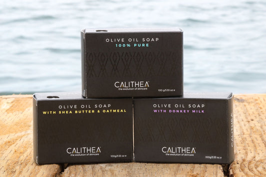 CALITHEA NATURAL 3 PACK VARIETY OLIVE OIL SOAPS
